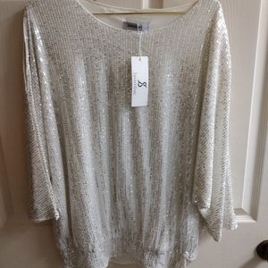 Ladies Silver top